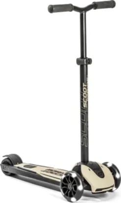 Scoot And Ride - Highwaykick 5 Led - Løbehjul Til Børn - Ash