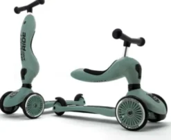 Scoot And Ride - 2-I-1 Løbecykel Og Løbehjul - Forest