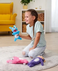 Screamerz - Kanin - Interaktiv Bamse - Lyserød - 30 CM - Simba