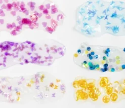 Sequin Clay - Blå/Grøn Harmoni - Lilla/Pink Harmoni - 6X60 G