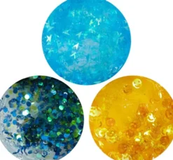 Sequin Clay - Blå/Grøn Harmoni - 3X60 G