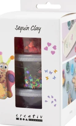 Sequin Clay - Lilla/Pink Harmoni - 3X60 G