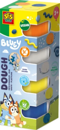 Ses Creative - Bluey - Modellervoks - 4 Bøtter 90 G