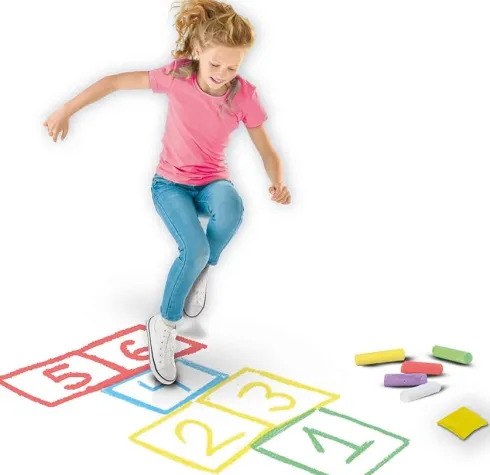 Ses Creative - Gadekridt Spil - 5 Spil