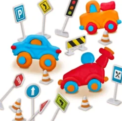 Ses Creative - Modellervoks - Biler Med Vejskilte