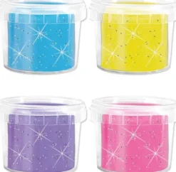 Ses Creative - Modellervoks Med Glimmer Sæt - 4 Farver