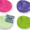 Ses Creative - Modellervoks Sæt - Glow In The Dark - 4 Farver