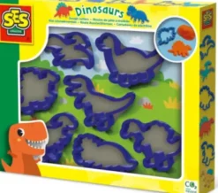 Ses Creative - Modellervoks Udstikkere - Dinosaurer - 7 Stk
