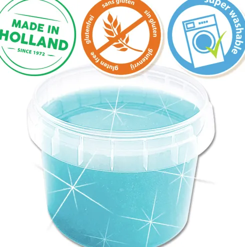 Ses Creative - Slime - Blå Glitter Slim - 140 G