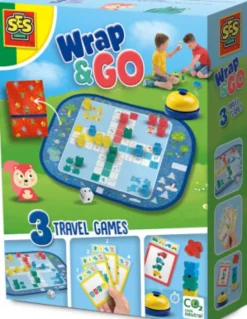 Ses Creative - Spil - Ludo Og Fisk I Rejsetaske