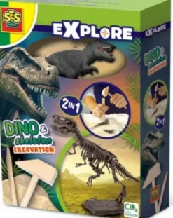 Ses Creative - Udhug - T-Rex Og Skelet