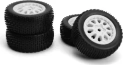Sidepin Sc Wheel/Tyre Set - White/Front/Rear - Mv151530 - Maverick Rc