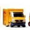 Siku 6335 - Dhl Fragt Legetøjsbiler Sæt - Siku Super - 1:87