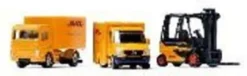 Siku 6335 - Dhl Fragt Legetøjsbiler Sæt - Siku Super - 1:87