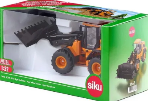 Siku - Jcb 435S Agri Hjullæsser Legetøj - 1:32 - 3663