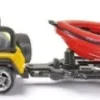 Siku 1658 - Jeep Legetøjsbil Med Båd - 1:55