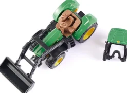 Siku 1395 - John Deere 6215R Legetøjstraktor Med Frontlæsser - 1:87