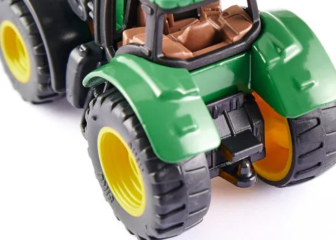 Siku 1395 - John Deere 6215R Legetøjstraktor Med Frontlæsser - 1:87