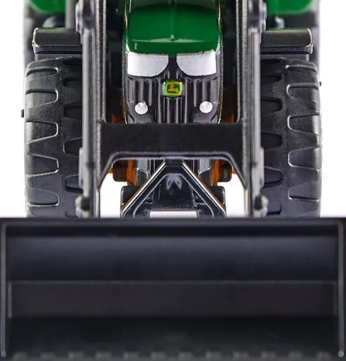 Siku 1395 - John Deere 6215R Legetøjstraktor Med Frontlæsser - 1:87