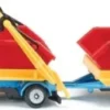 Siku 1695 - Lastbil Legetøj Med Åben Container + Trailer - 1:87