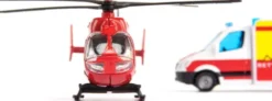 Siku - Mercedes-Benz Redningsvogn & Helikopter