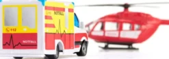 Siku - Mercedes-Benz Redningsvogn & Helikopter