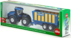 Siku 1947 - New Holland T9.560 Legetøjstraktor Med Vogn - 1:50