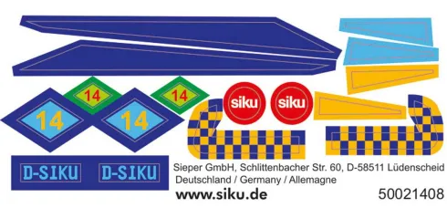 Siku 1101 - Sports Fly Legetøj - Sports Aircraft - 1:87
