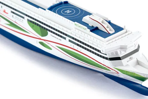 Siku 1728 - Tallink Megastar Færge Legetøj - Siku Super - 1:1000