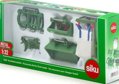 Siku 3658 - Tilbehør Sæt Til Legetøjstraktor Med Frontlæsser - 1:32