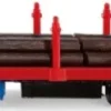Siku 1659 - Træ-Lastbil Legetøj - Log Transporter - 1:87