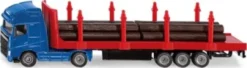 Siku 1659 - Træ-Lastbil Legetøj - Log Transporter - 1:87
