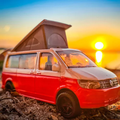 Siku 1922 - Vw T6 California Autocamper Legetøj - 1:50