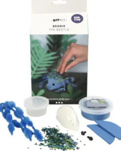 Silk Clay - DIY Kit - Billen Beanie - Blå