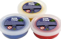 Silk Clay - 3 Farver - Modellervoks Sæt - 3X14 G