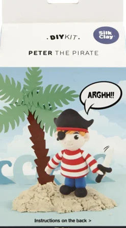 Silk Clay - Funny Friends - DIY Kit - Piraten Peter