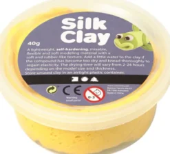 Silk Clay - Gul - Modellervoks - 40 G