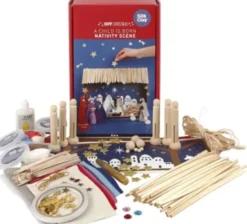 Silk Clay - Jule DIY Kit - Et Barn Er Født - Krybbespil