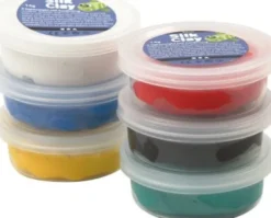 Silk Clay - Modellervoks Sæt - 6 Farver - 6X14 G