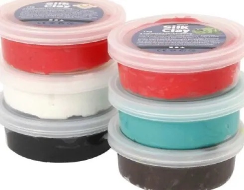 Silk Clay Modellervoks Sæt Jul - 6 X 14 G