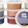 Silk Clay - Modellervoks Sæt - Støvede Farver