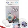 Silk Clay Og Foam Clay - Modellervoks Dyr - DIY Kit - Blå Enhjørning