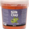 Silk Clay - Orange - Modellervoks I Spand - 650 G