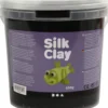 Silk Clay - Sort - Modellervoks I Spand - 650 G
