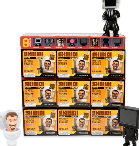 Skibidi Toilet - Mystery Figurer Samler Serie Assorteret