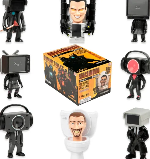 Skibidi Toilet - Mystery Figurer Samler Serie Assorteret