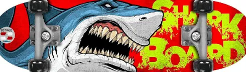 Skids Control - Skateboard Shark 71 CM