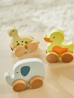 Skubbedyr I Træ - And - Barbo Toys