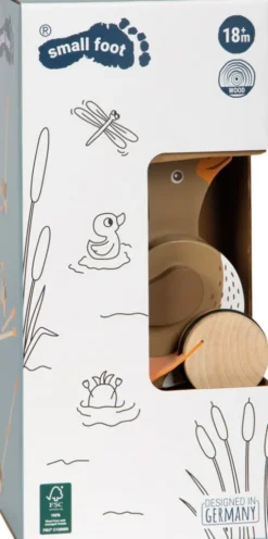 Skubbedyr I Træ - And Med Bevægeligt Hoved - Small Foot
