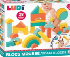 Skumklodser Til Børn - Sæt Med Byggeklodser - 28 Stk - Ludi